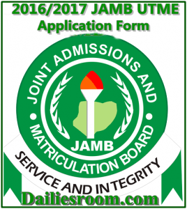 JAMB 2016 Registration Update for all Student - www.jamb.gov.ng