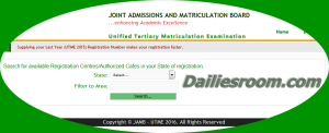 2015 JAMB Registration Centres