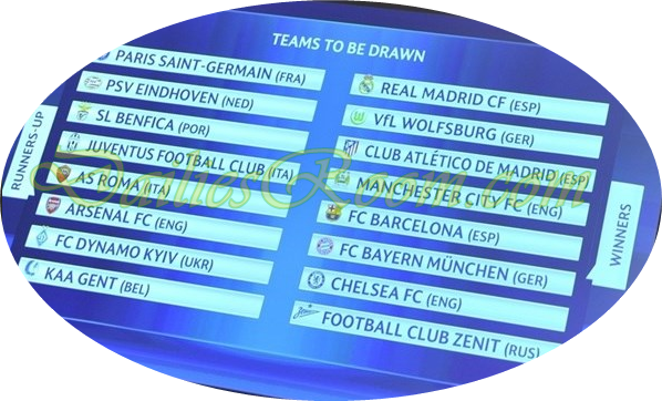 UEFA Champions League Round 16 draw - LIVE Draw