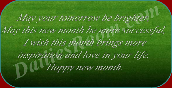 Amazing Happy New Month Messages For Family, Friends and Loved Once