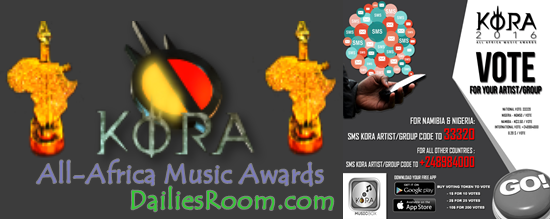 Vote for KORA 2016 All-Africa Music Awards