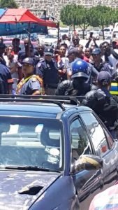 South African Police patrol Mordred Nigerian Man in Cape Town for Drugs Suspect