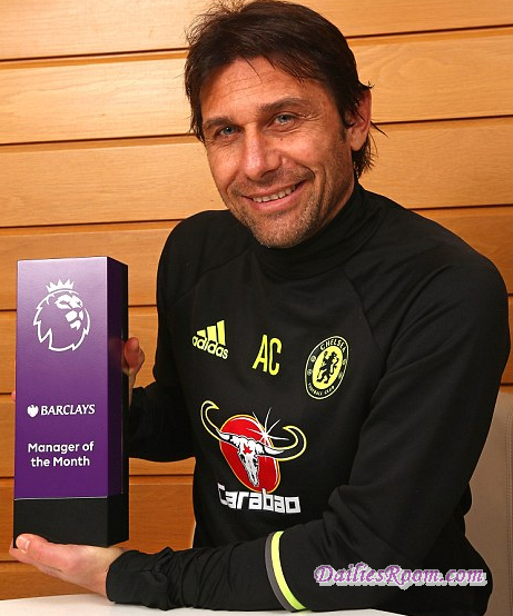 Premier League Manager Of the Month | Conte Wins EPL Manager Three times in a row