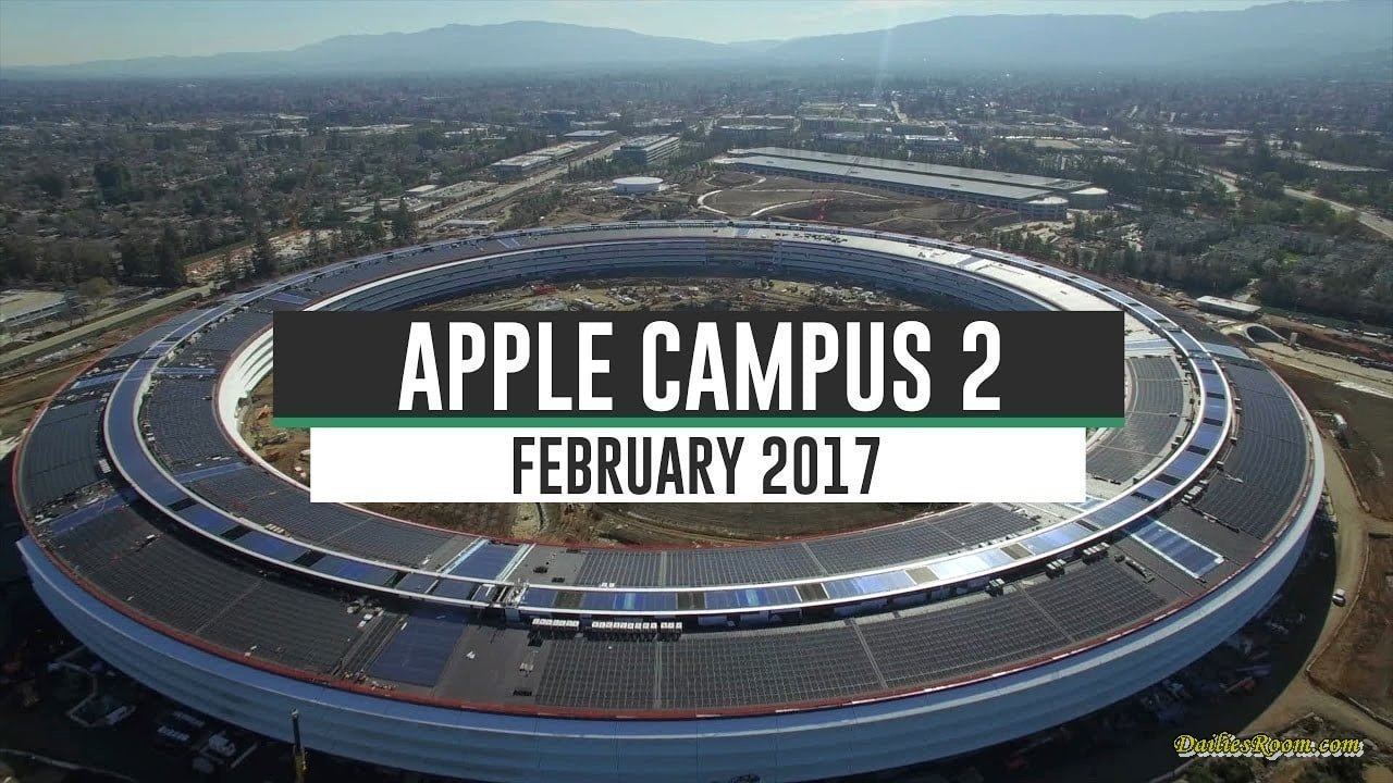 Checkout Apple Spaceship campus 2 in Cupertino, California | Future headquarters of Apple Inc.