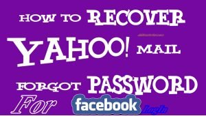 How To Recover Yahoo Mail Account Password to Create Facebook Account | Reset Yahoo Password