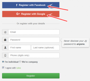 Jiji Account free Sign up | free Jiji account registration | Online Shopping/marketplace - www.jiji.ng