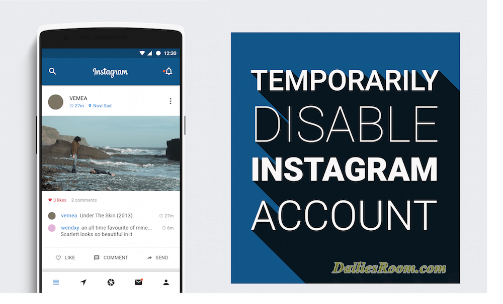 6 Easy Steps to Temporarily Disable Instagram Account {Android Device}