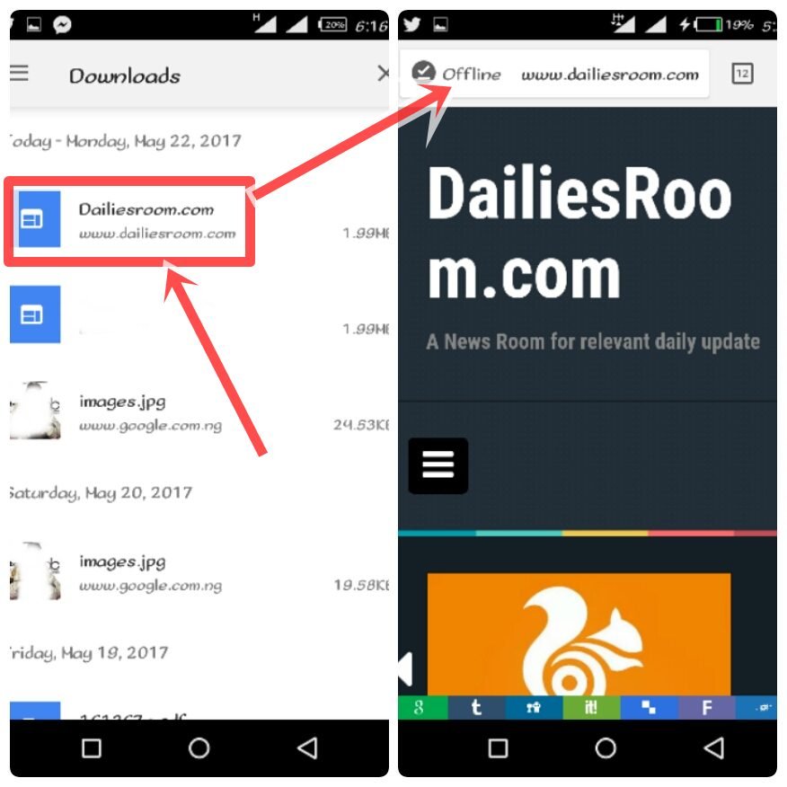 {Android Device} How to Enable Offline Browsing Using Chrome Browser