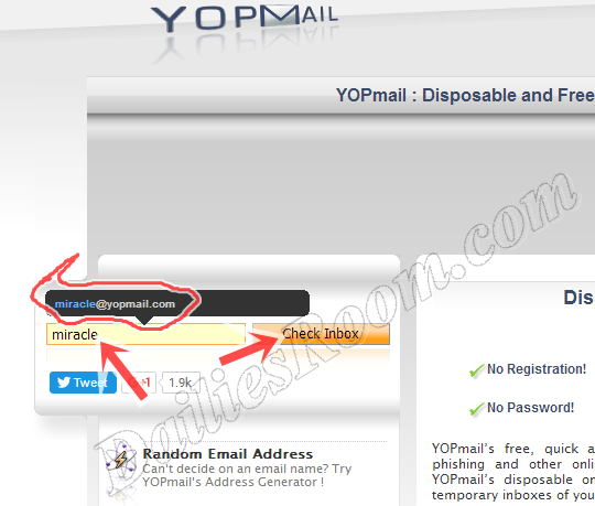 SignUp Yopmail.com - Yopmail Email account Registration | Yopmail Login