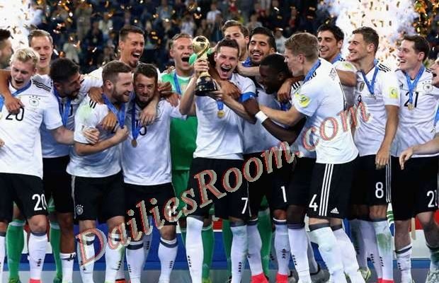 FIFA Cup 2017: Germany Wins first Confederations Cup Title