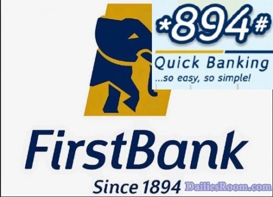 *894# First Bank Quick Banking - Transfer, Airtime Recharge, Check Balance