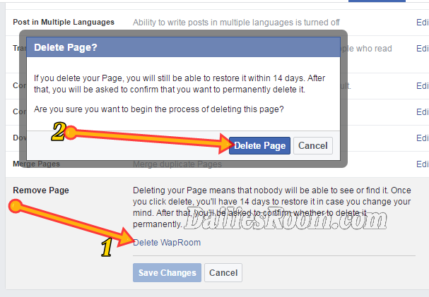 Permanently Delete A Facebook Business Page - FB.com Page Deletion