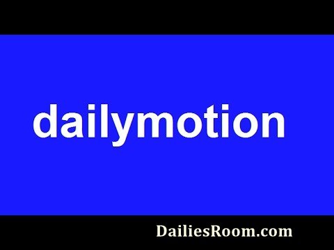 Dailymotion.com Sign in Page | Dailymotion Login With Facebook Account