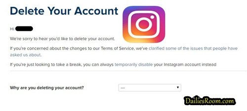 How To Delete Instagram Account - Deactivate Instagram Page