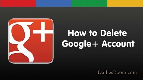 How To Delete Google Plus Account - Google+ Account Deletion Page