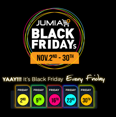 JUMIA BLACK FRIDAY Discounts, Deals & Date For November