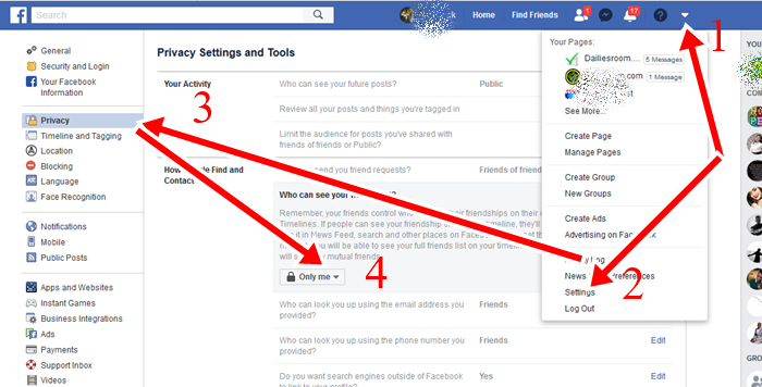 How To Hide Facebook Friend List From Public - FB Friends List privacy