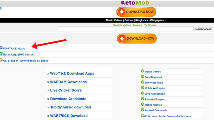 Ketomob Music Videos Download, Games, Ringtones @ www.waptrick.com MP3