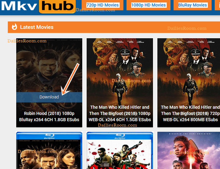 Download MKV Latest Movies from MkvHub.Com - 720p to 1080p HD Movies