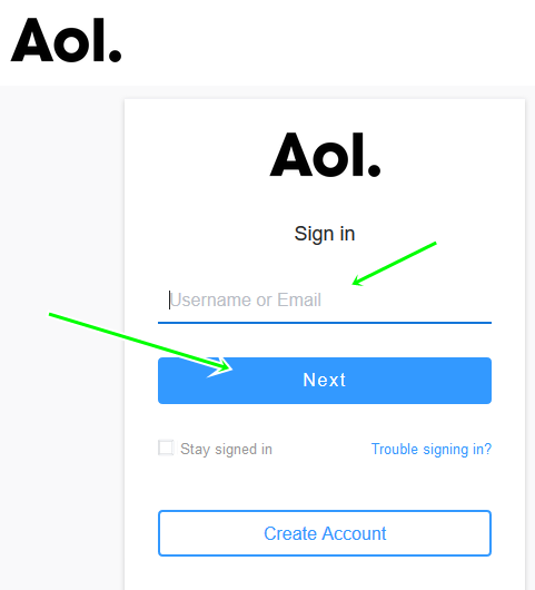 AOL.com Mail Login Sign In Steps