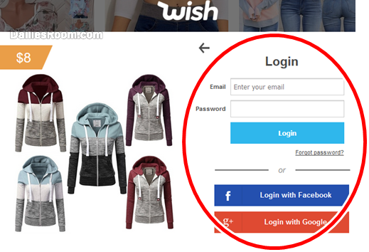 Wish Shopping Sign In | Wish Login With Email, Facebook & Google