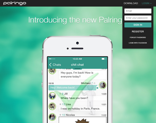 Palringo Group Messaging Sign Up | Palringo Registration