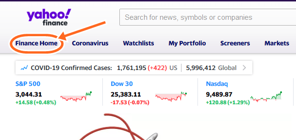 Yahoo Finance Stock Quotes