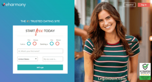 eHarmony Login Page - www.eharmony.com Sign In With Facebook