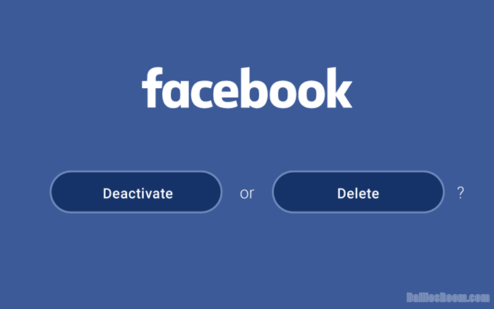 Differences Between Facebook Account Deactivation & Deletion