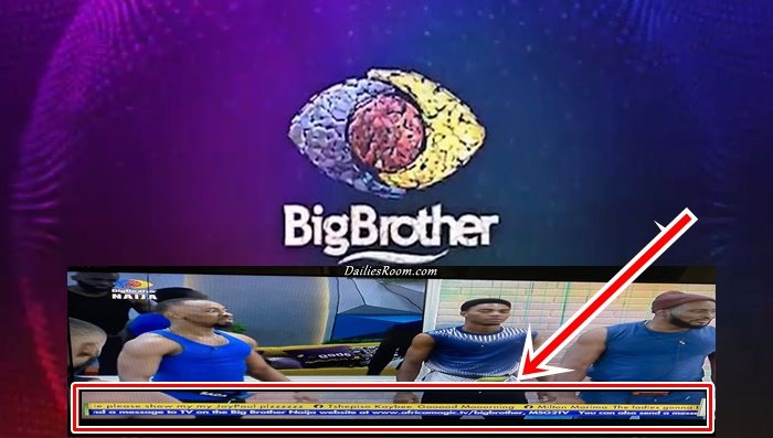 How To Write On BBNaija Screen - Big Brother Naija Season 6 Tv Comments