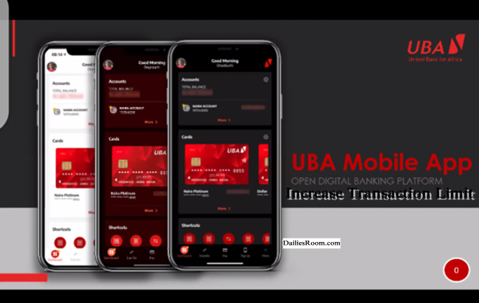 How To Increase UBA Transfer Limit Via Mobile App - UBA Bank Mobile Transfer