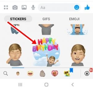 Facebook Avatar Birthday Sticker | FB Avatar For Birthday Wishes
