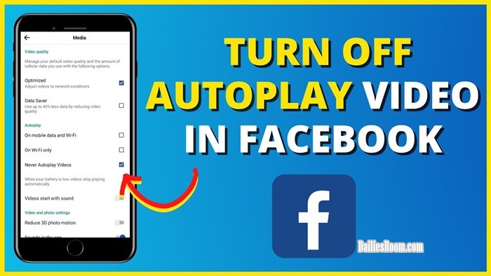 How To Disable Facebook Video Autoplay | Turnoff Autoplay Video In Facebook