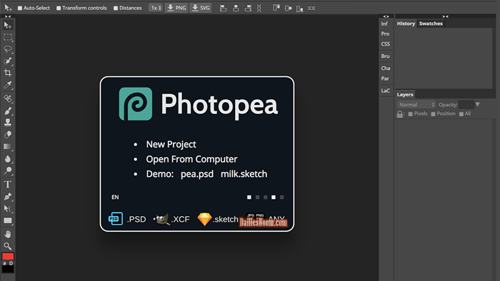 Photopea Online Photo Editor: How To Use Photopea No Sign Up - Photopea Online