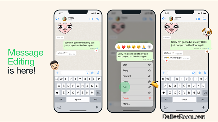 How To Edit WhatsApp Message | WhatsApp Update For Edit Feature